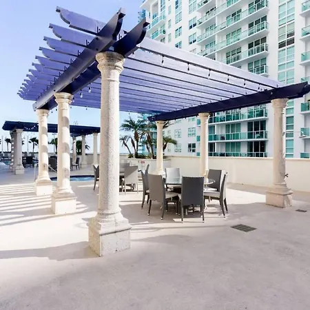 Ocean And City Views Lux Miami Brickell Condo Sleeps 4, King Bed-3