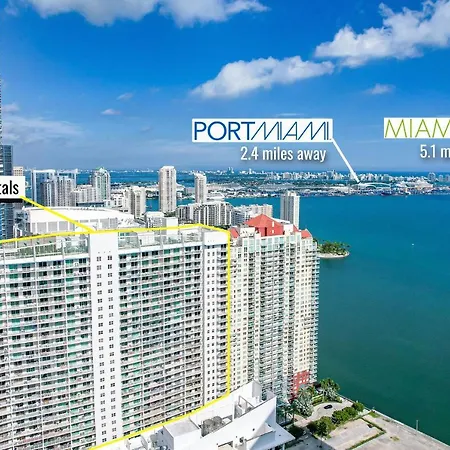 Miami Downtown Brickell Spacious 4 Bedrooms 6 Beds-3