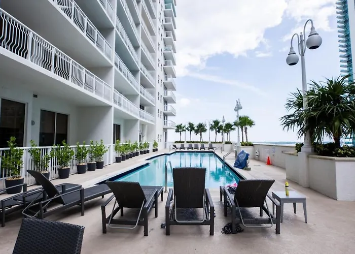 Ferienwohnung Stunning 2Br With Ocean View At Brickell, Free Parking Miami