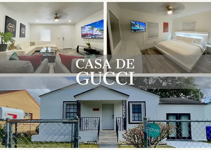 Designer House 3 Bed King Bed Close To South Beach Villa Miami che accetta animali