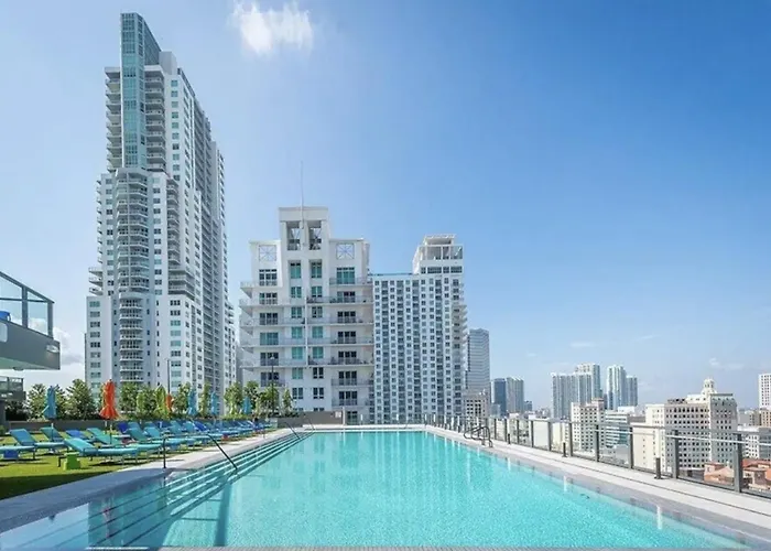 Ferienwohnung Luxury Studio In Heart Of Downtown Miami With Ocean View