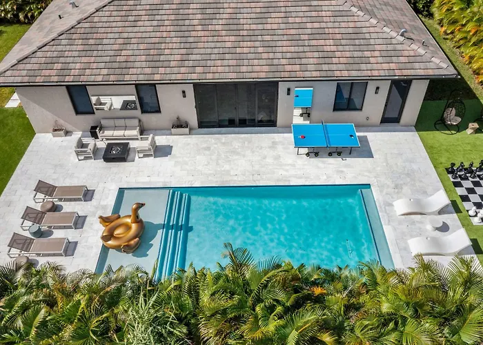 Huisdiervriedelijke Luxury Villa Amara W/Heated Pool/Sauna/Gym/Bbq Miami