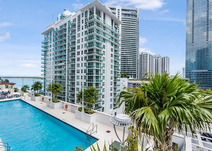 Huisdiervriedelijke Wonderful Condo In The Heart Of Brickell With Pool Miami