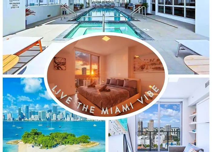 Sky-High 1 Bedroom Downtown Miami'S Heart - Pool & Gym