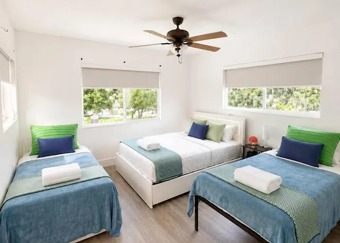 Big Triple Room In Design District Miami Kitchen And Bathroom Shared With Host